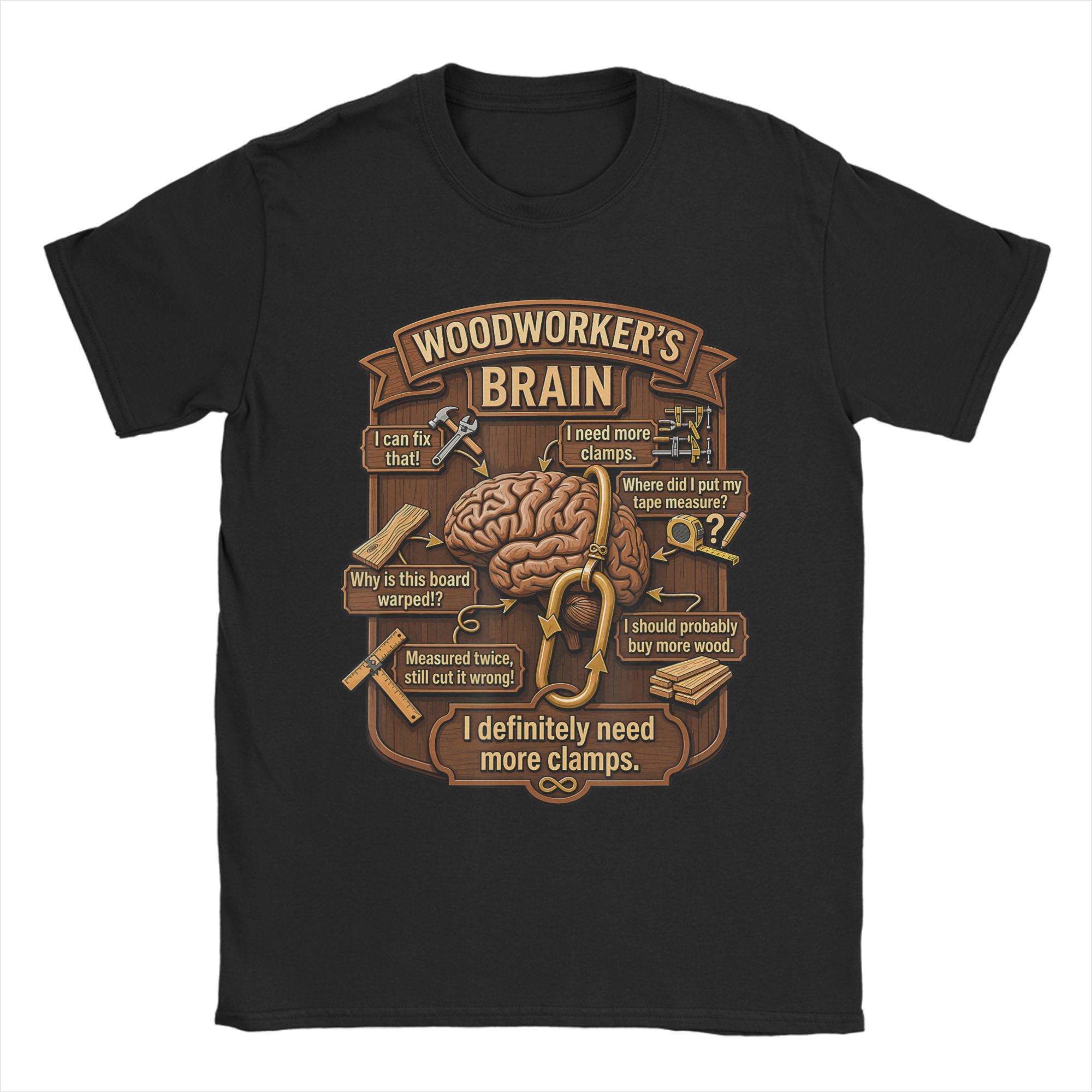 Woodworking Gift Ideas - Camiseta engraçada para marceneiro, camiseta masculina