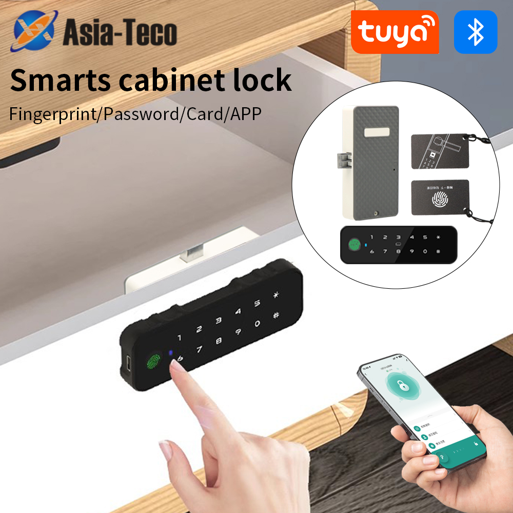 Woodworking Veneer - Tuya bluetooth inteligente armário de madeira