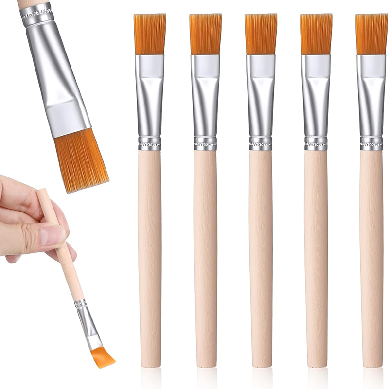 Woodworking Oil - Conjunto de 5 Pincéis Pequenos com