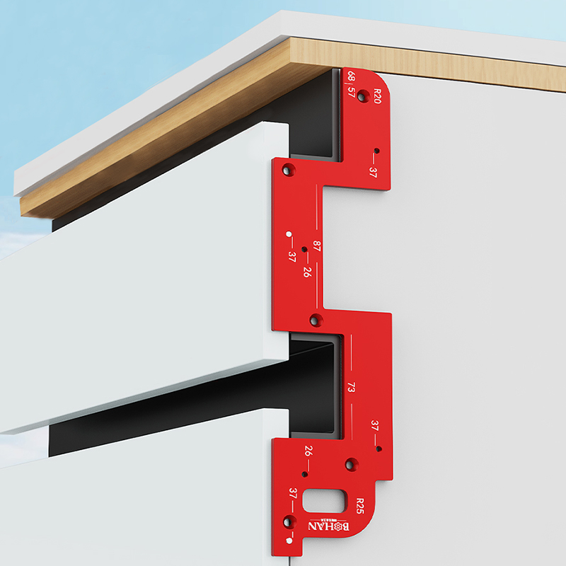 Woodworking Design Software - Modelo de entalhe de alça embutida