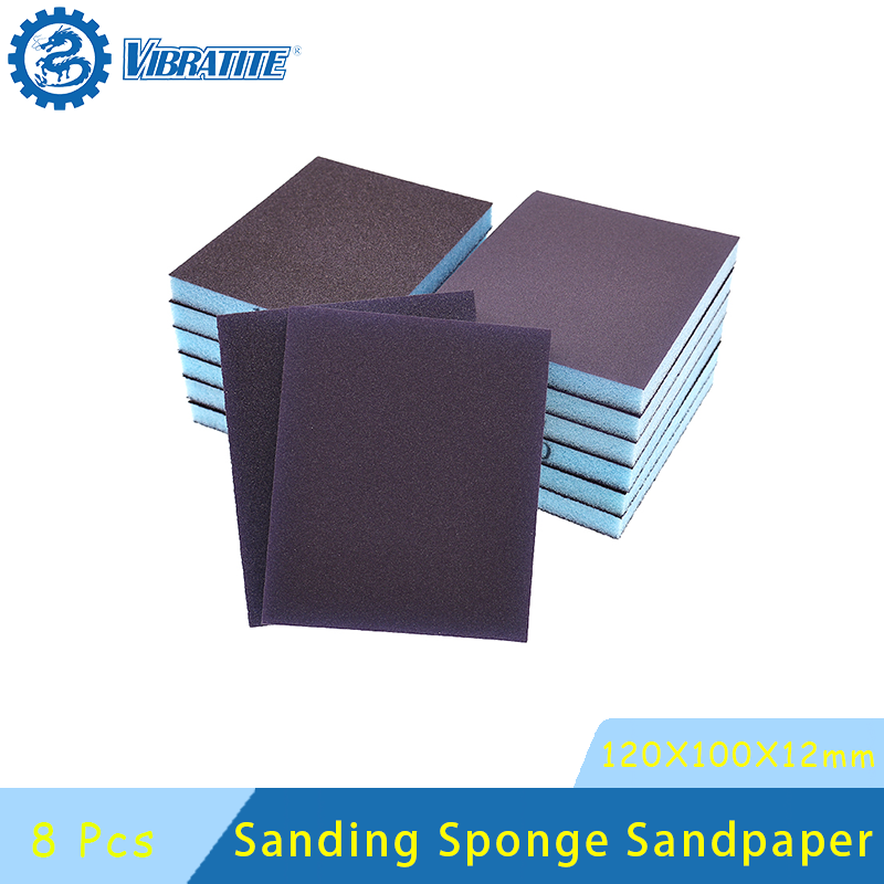 Woodworking Veneer - Esponja de Lixar 100x120x12mm, Lixa de