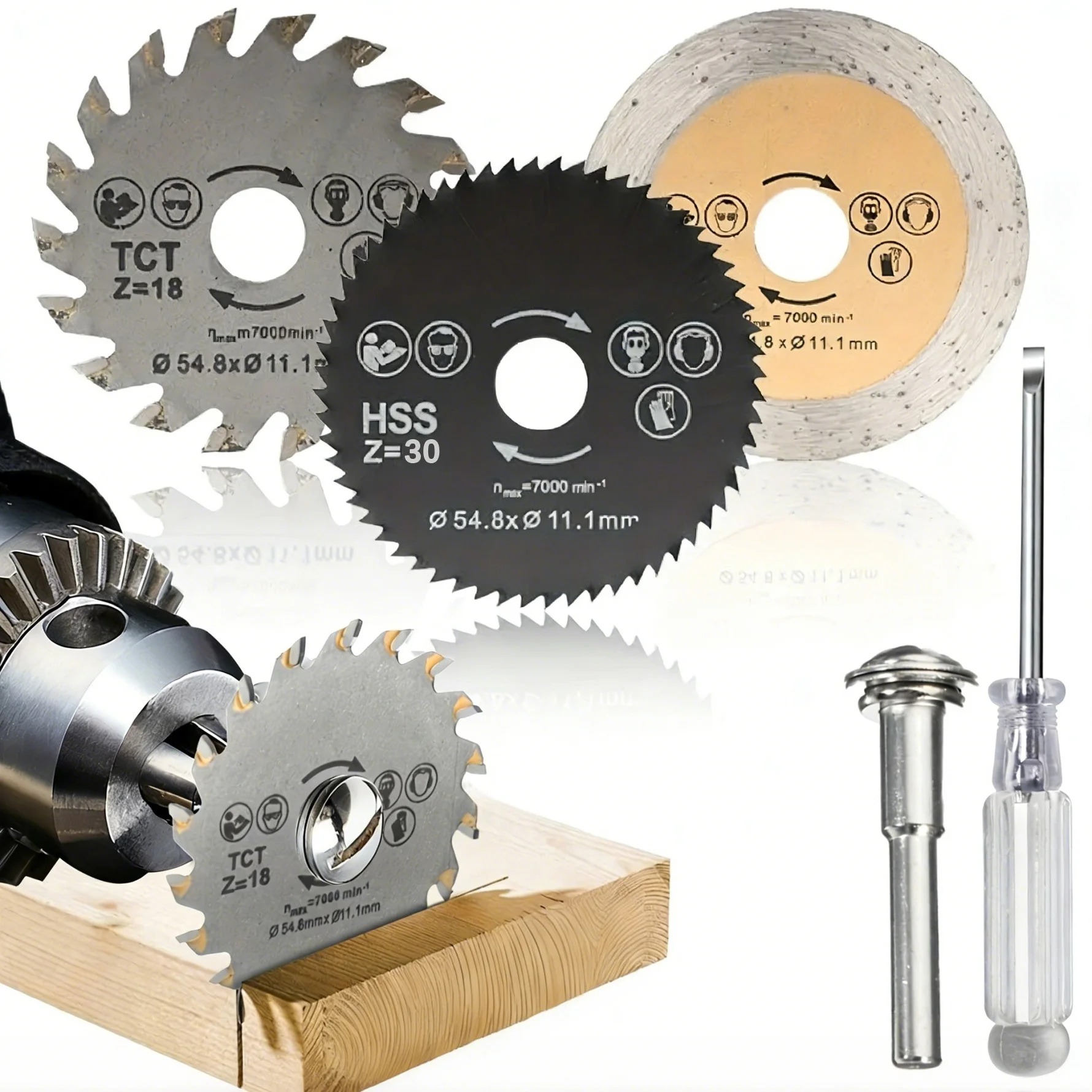 Band Saw Blade - Conjunto de Lâminas de Serra Circular