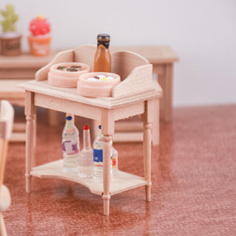 Miniatura Móveis para Dollhous - Woodworking Oil Finish avaliação e preço