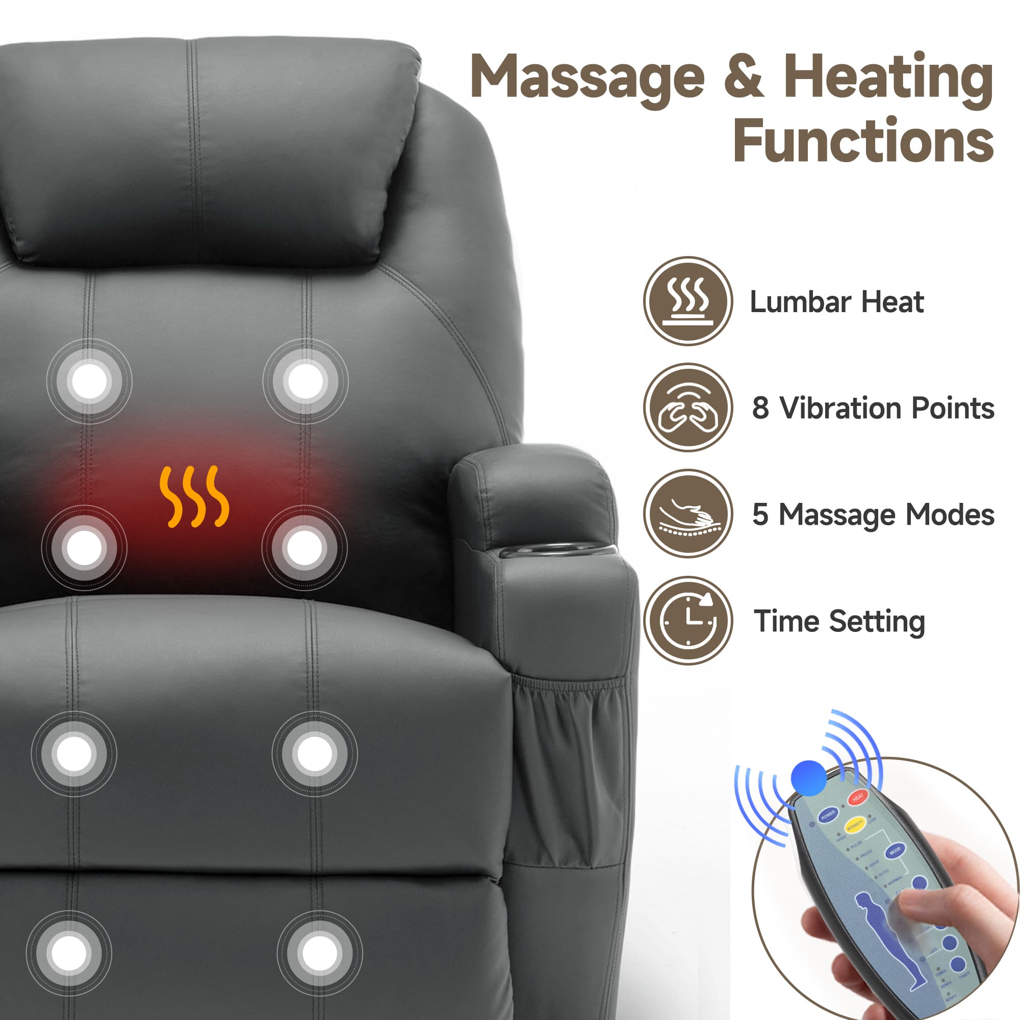 Cadeira Reclinável com Massage - Woodworking Veneer avaliação e preço