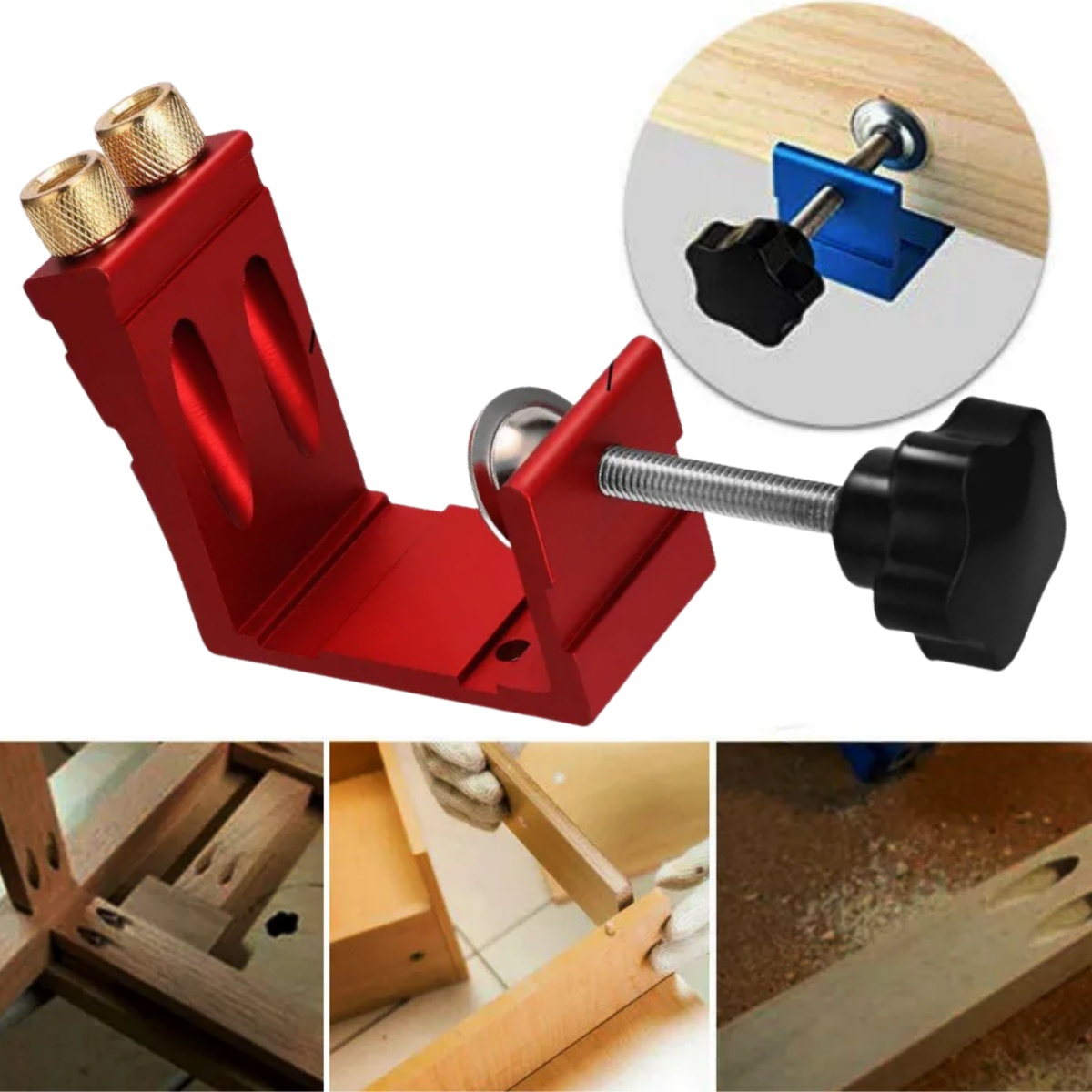 1 conjunto de gabarito de bols - Woodworking Jig avaliação e preço