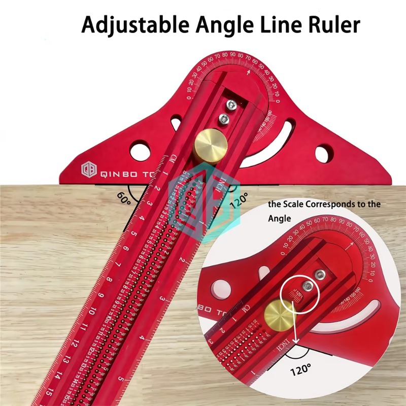 Régua de Ângulo Ajustável de L - Woodworking Tool avaliação e preço