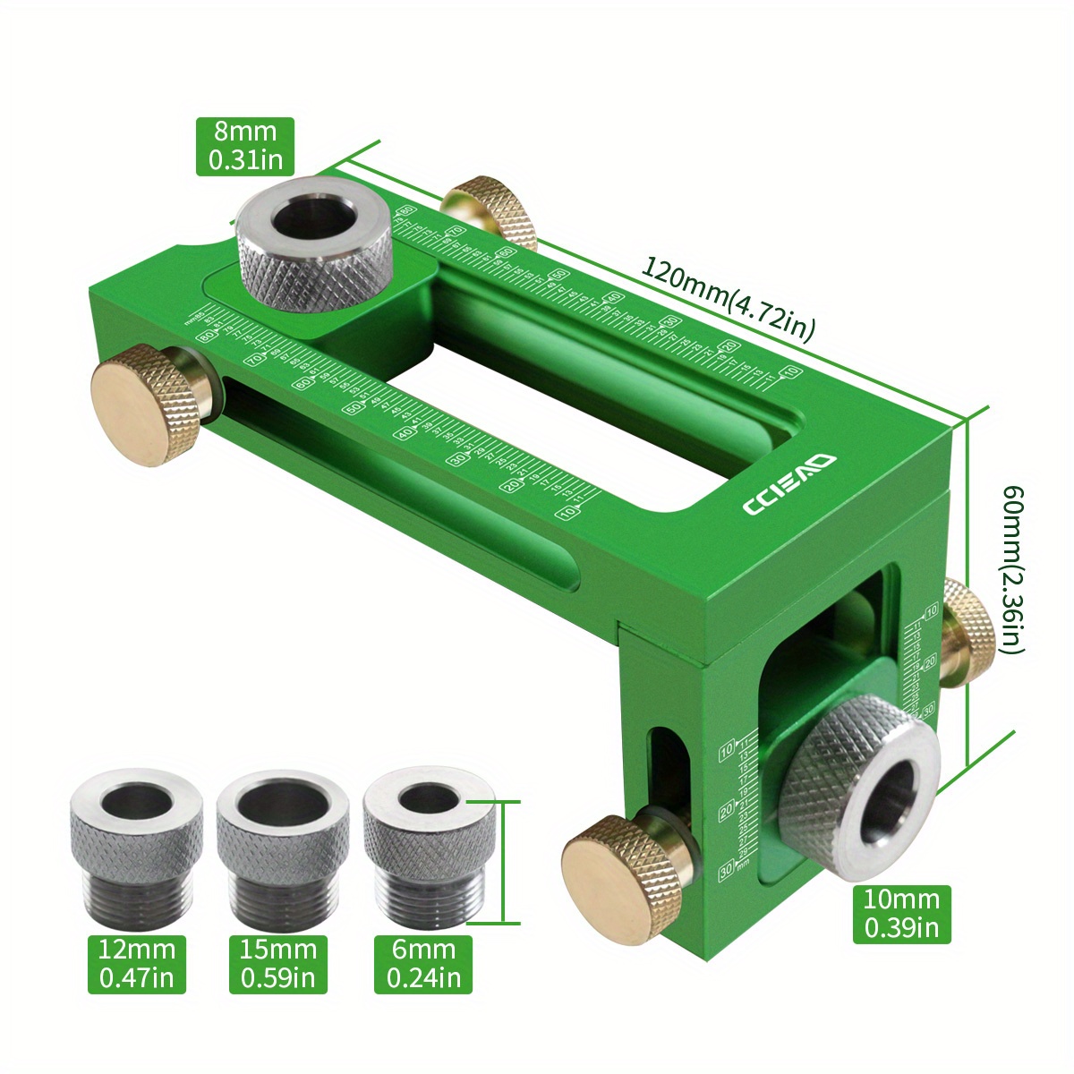 Gabarito de parafuso 2 em 1, l - Woodworking Jig avaliação e preço