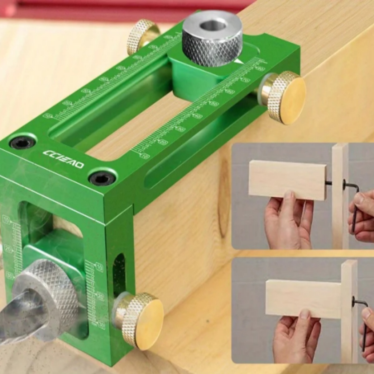 Gabarito de parafuso 2 em 1, l - Woodworking Jig avaliação e preço