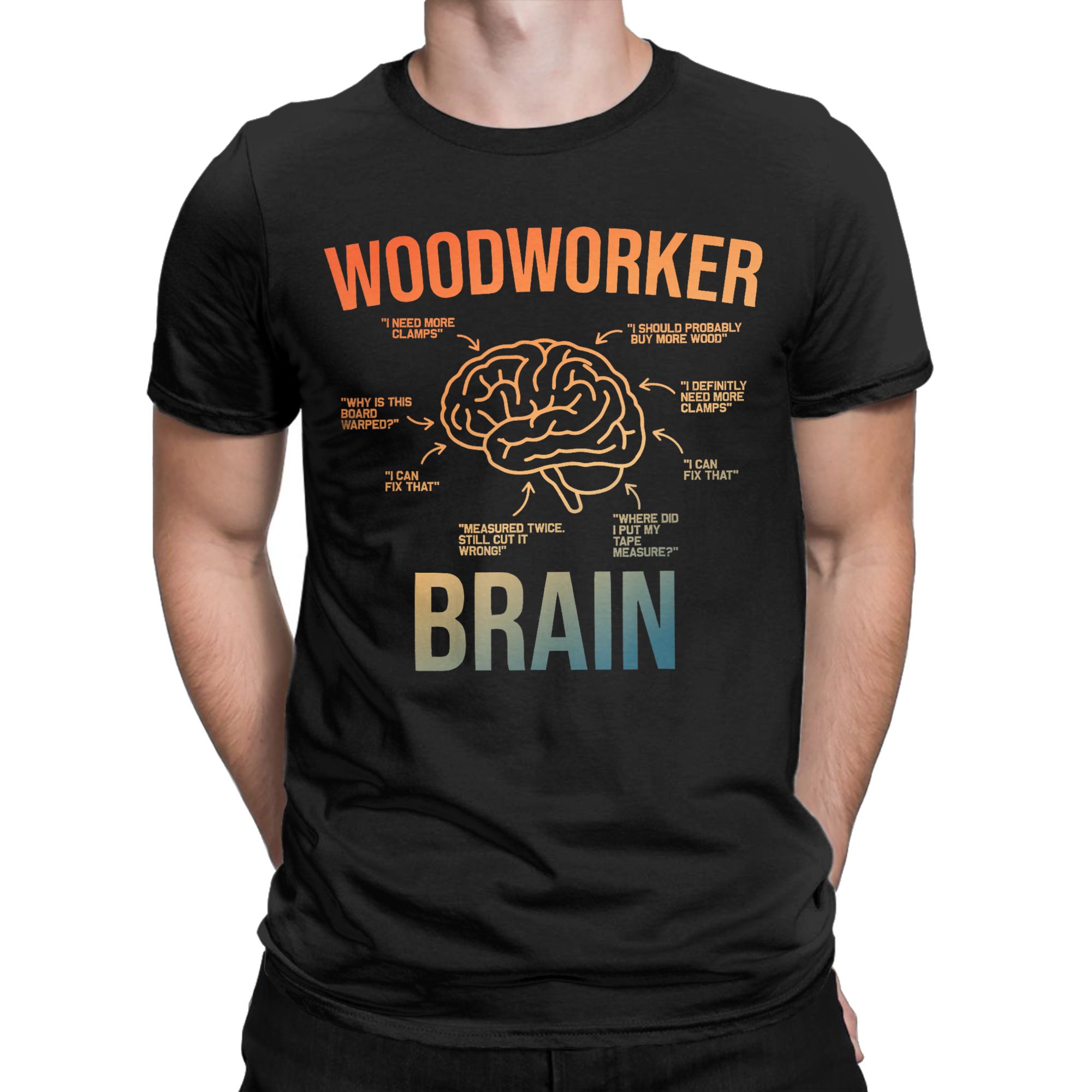 Camiseta masculina de algodão  - Woodworking Gift Ideas avaliação e preço