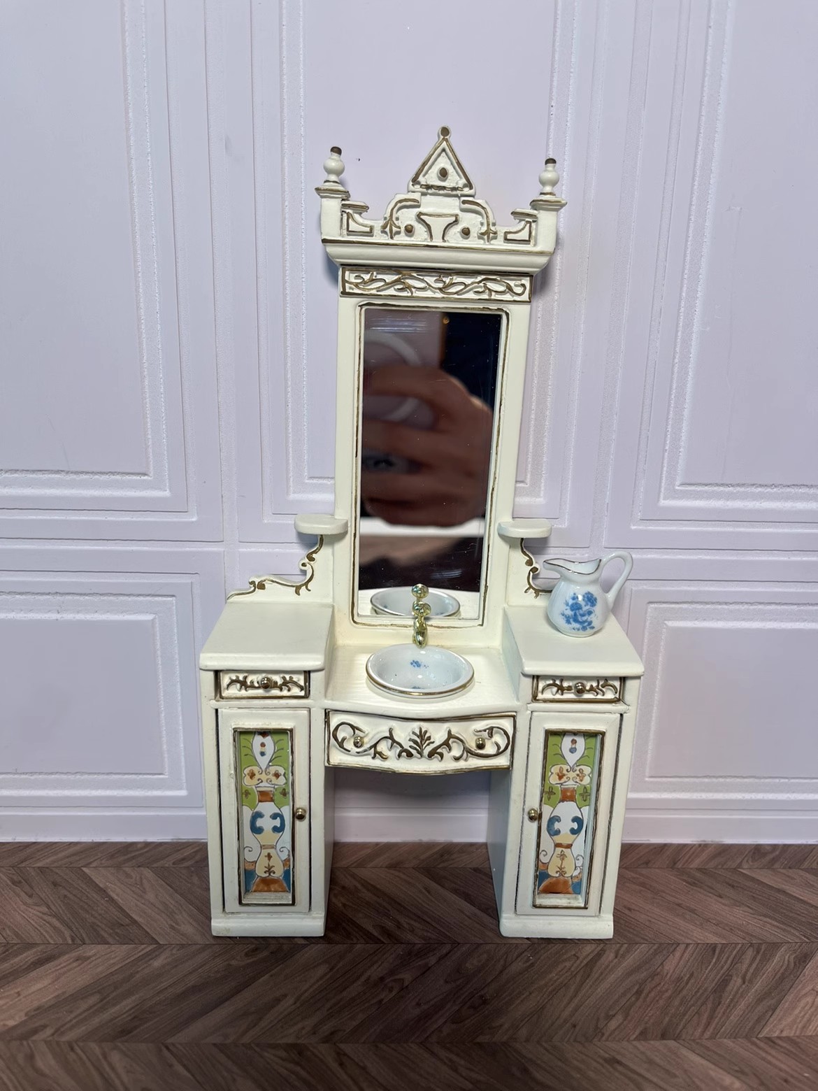 Casa de bonecas em miniatura m - Woodworking Veneer avaliação e preço