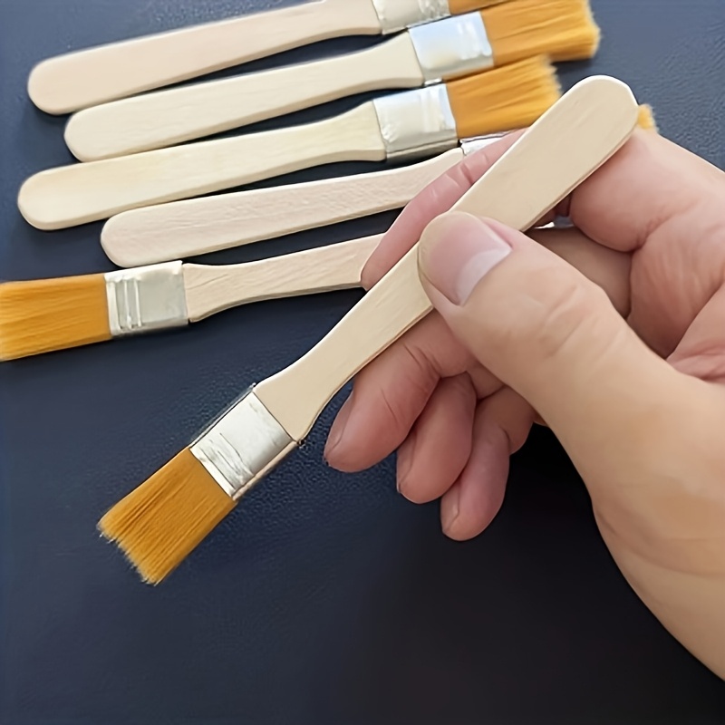 10 peças escova de pintura de  - Woodworking Oil avaliação e preço